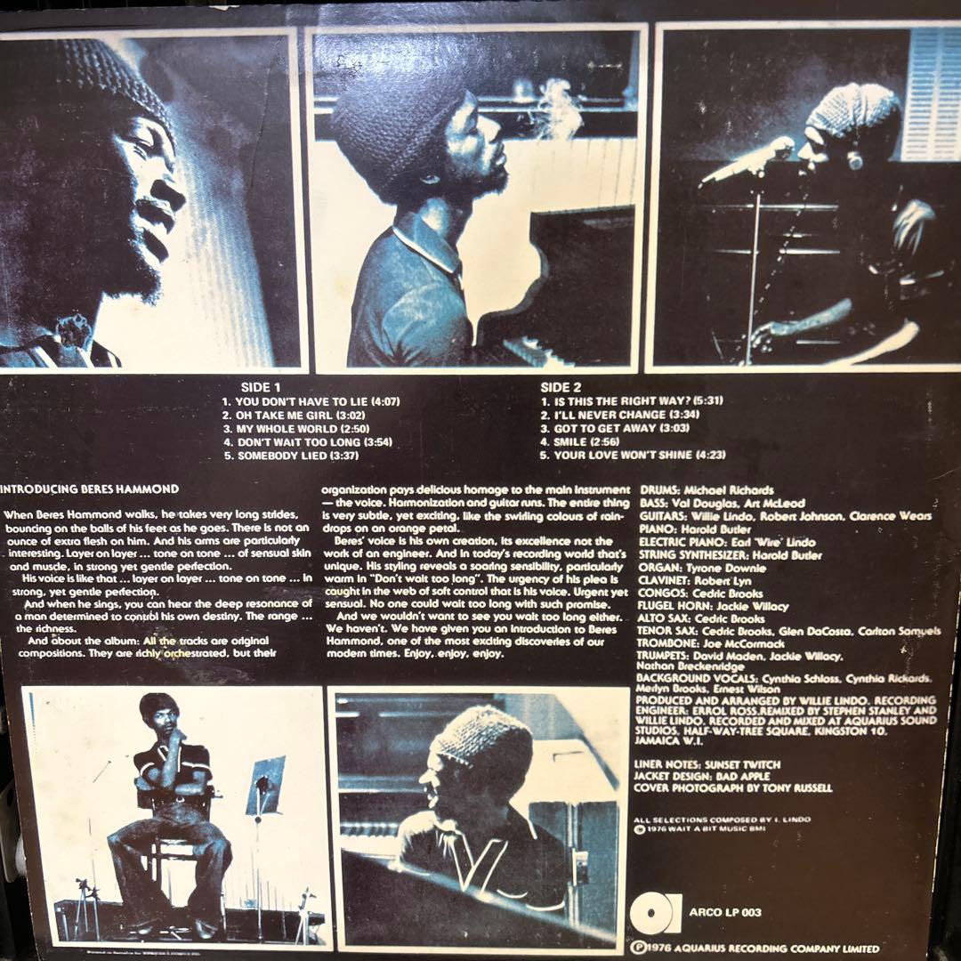 beres hammond soul reggae レゲエレコード♫♫