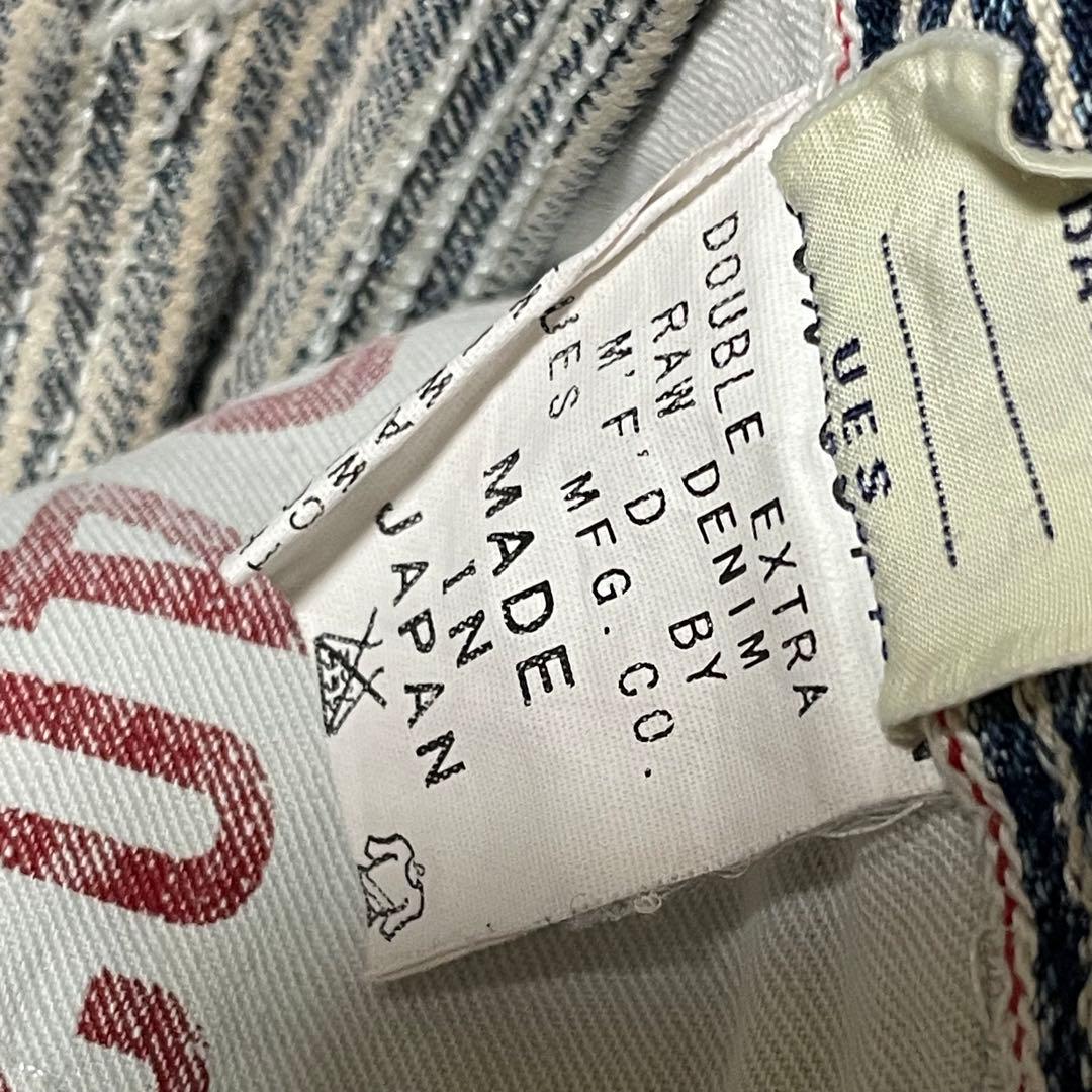 日本製ウエスUes 14.9oz 厚手インディゴヒッコリーペインターワークパンツ