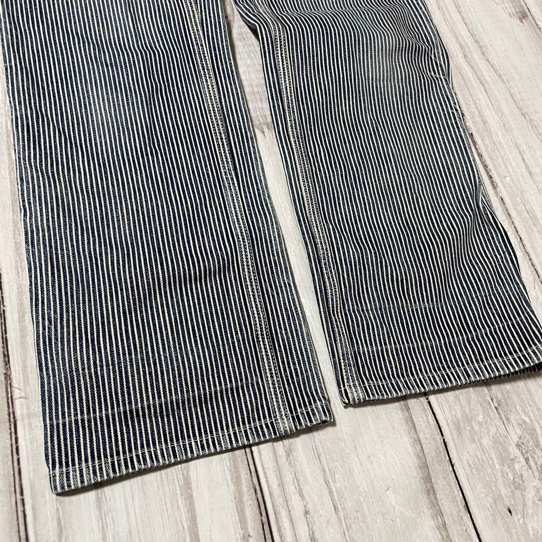 日本製ウエスUes 14.9oz 厚手インディゴヒッコリーペインターワークパンツ