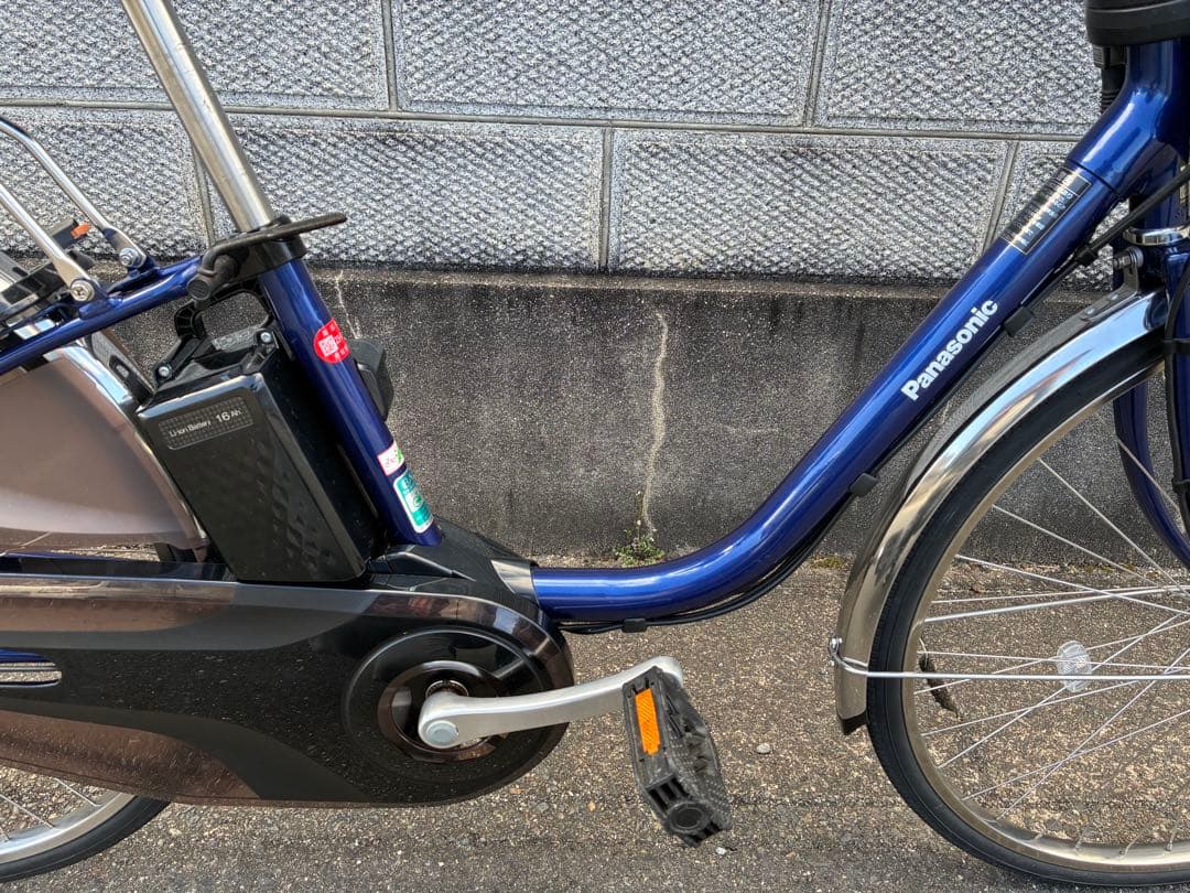 パナソニック　電動アシスト自転車 シティタイプ 前バスケット付き　26インチ