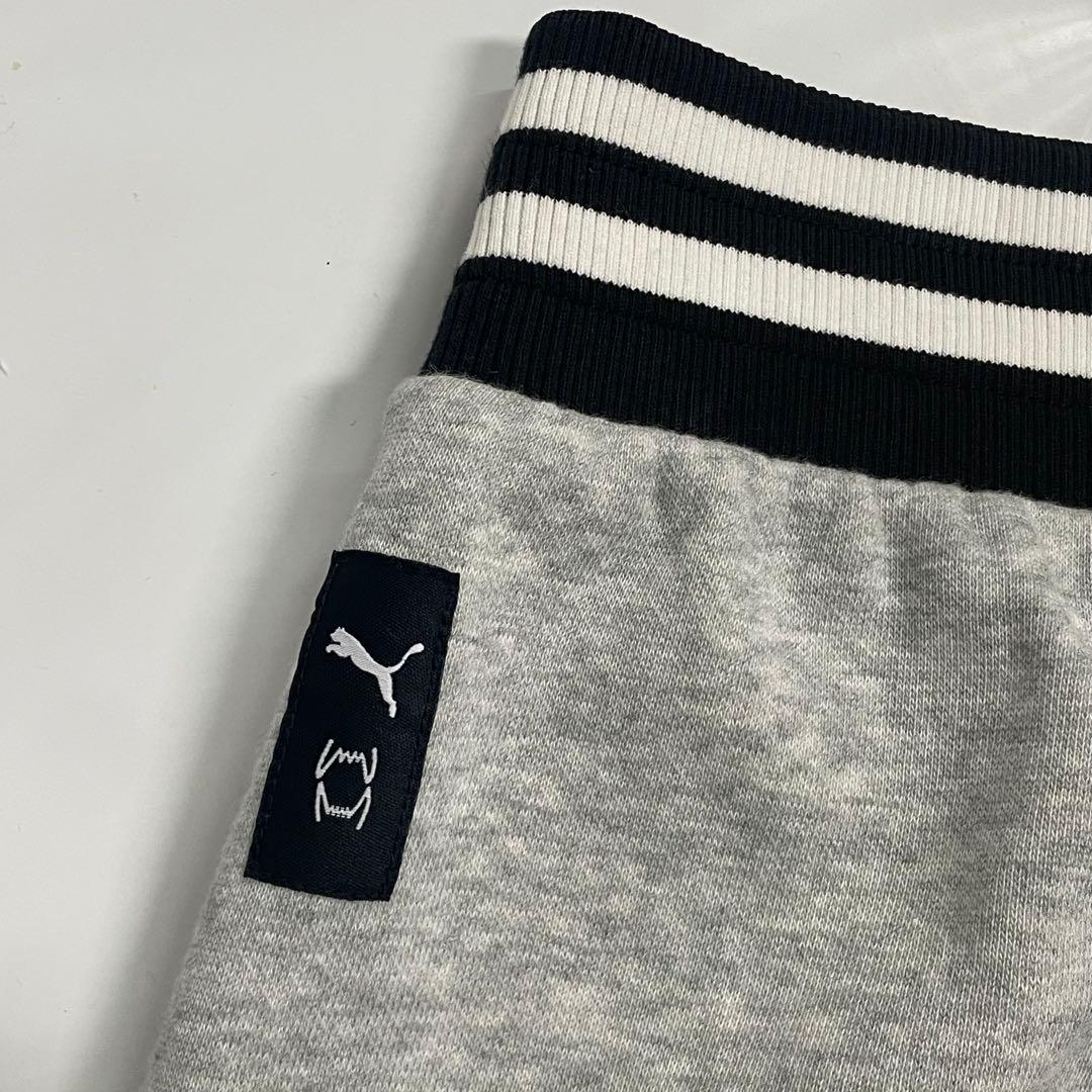 PUMA バスケットボールFRANCHISE COREパンツ L 裏起毛 グレー