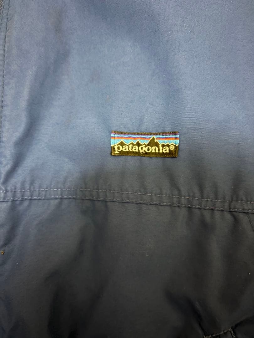 “USA製”Patagonia 80〜90年代　シェルドシンチラジャケット　青