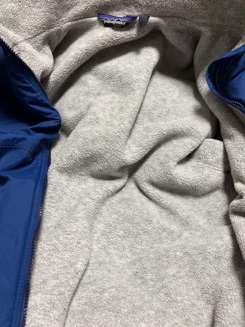 “USA製”Patagonia 80〜90年代　シェルドシンチラジャケット　青