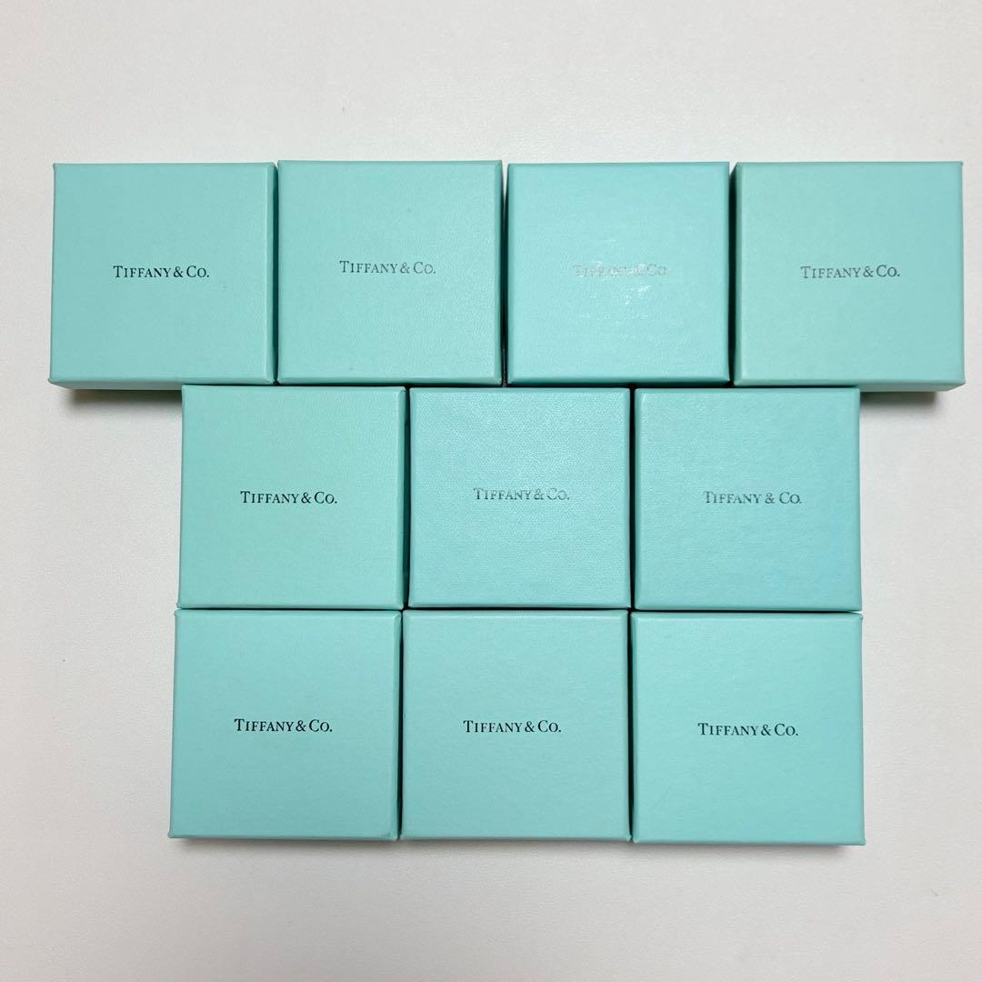 美品　ティファニー　空箱　10個セット　アクセサリー入れ　ギフトボックス　正方形