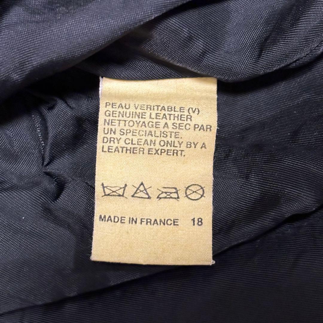 値下げ　A.P.C. フランス製　ririジップ　レザージャケット　牛革　美品