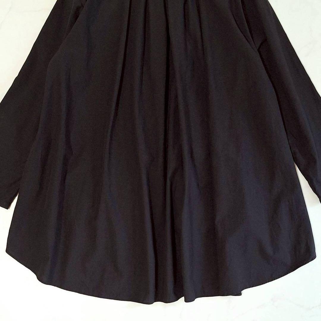 A2128 BEARDSLEY フロント刺繍 フレアブラウス プルオーバー F