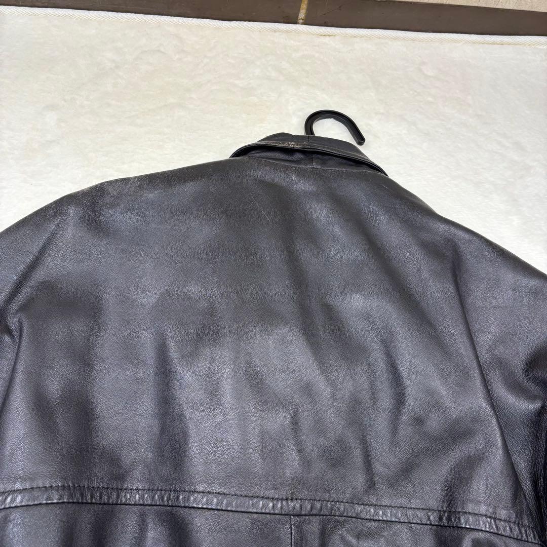 希少　BALLY ライダース　黒 本革　レザージャケット サイズ46