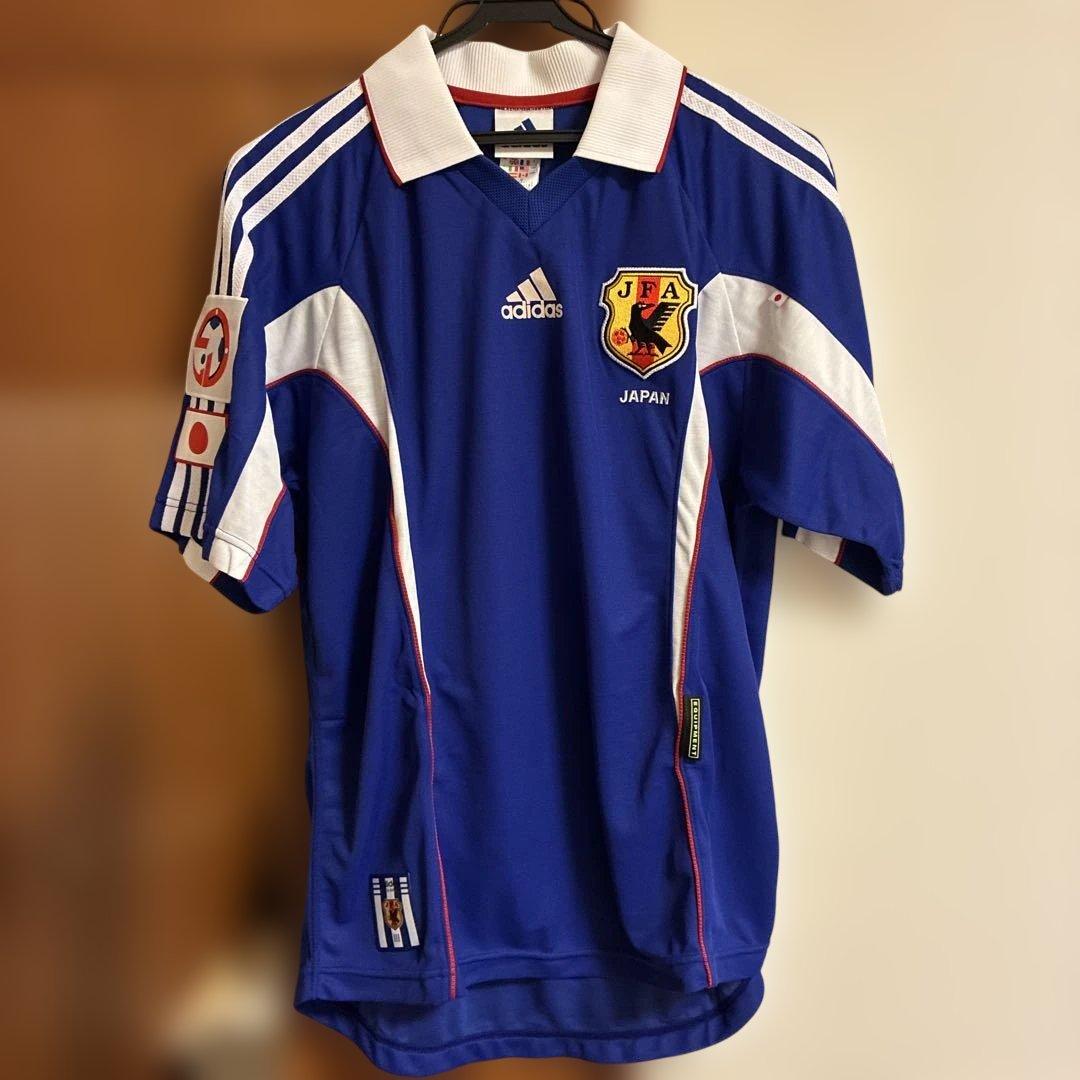 (タグ付き・選手用) 2000年 日本代表ホーム Asia cupワッペン付