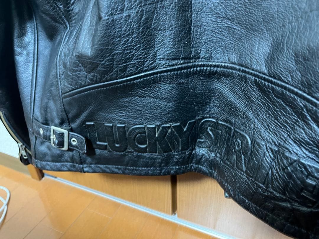 希少品　LUCKY STRIKE レザージャケット 革ジャン　古着