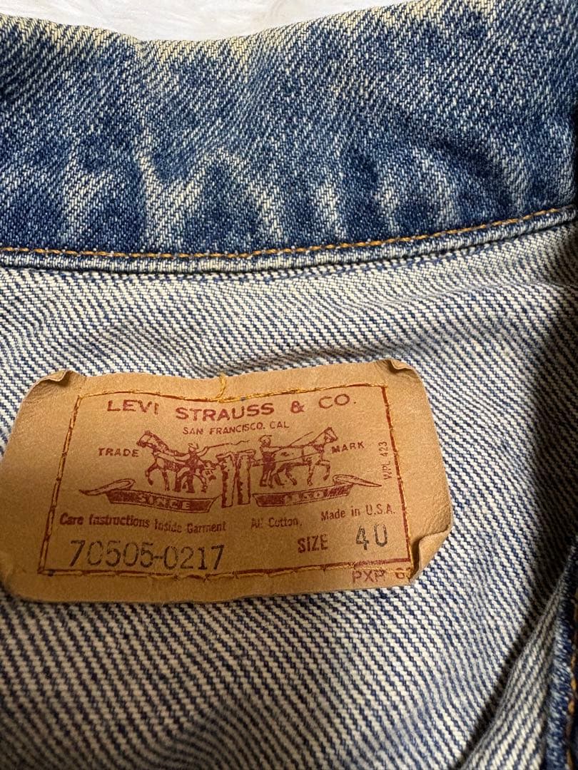 Levi’s 70505 95年製 USA製 デニムジャケット 40