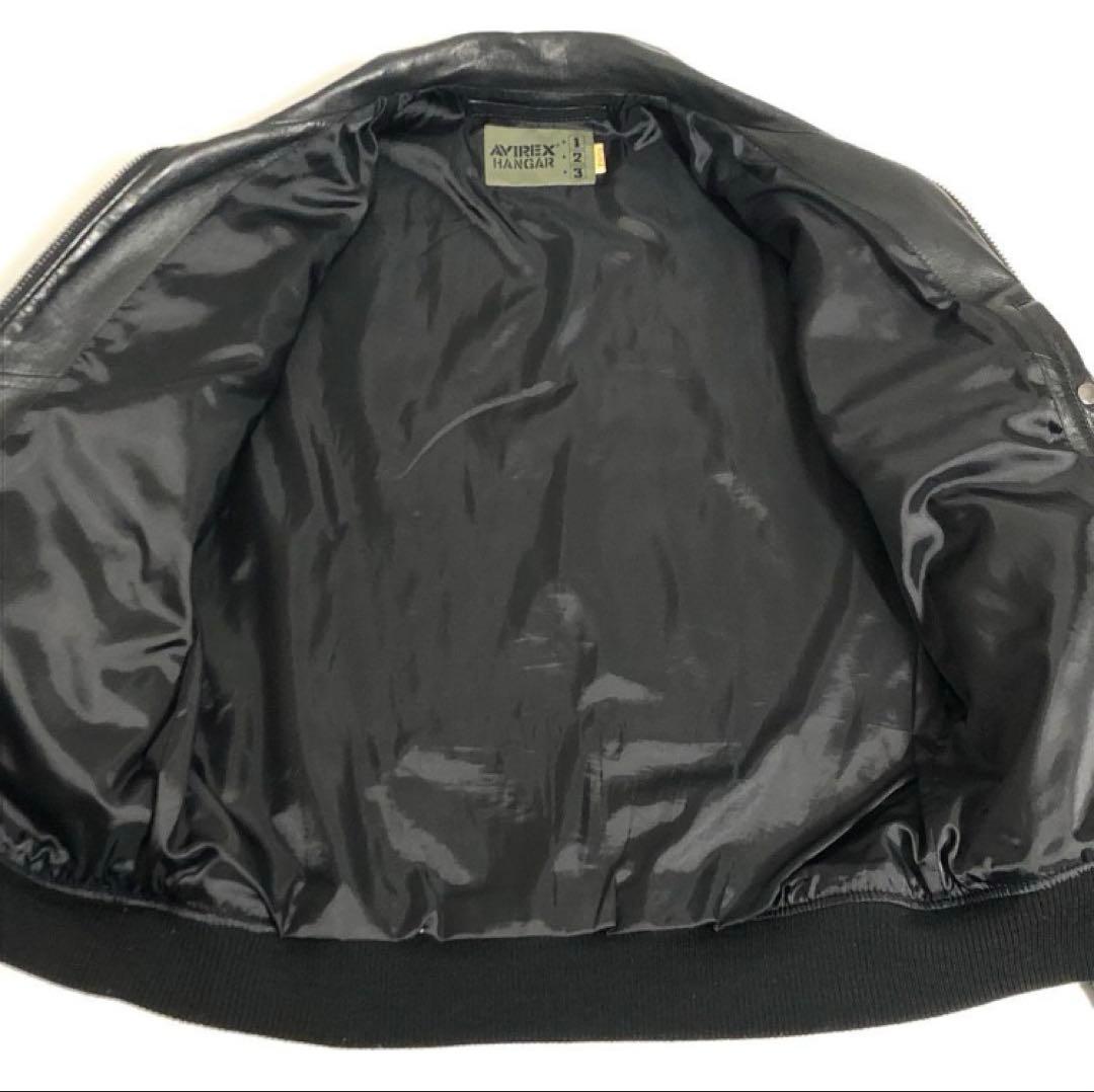 極美品✨AVIREX アヴィレックス トップガン レザー ジャケット ブラック
