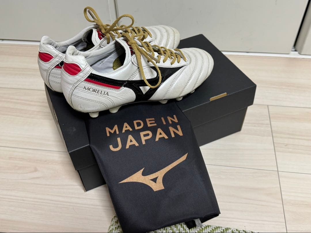 モレリア II JAPANミズノノーマルステッチ ショートタン 22.5cm