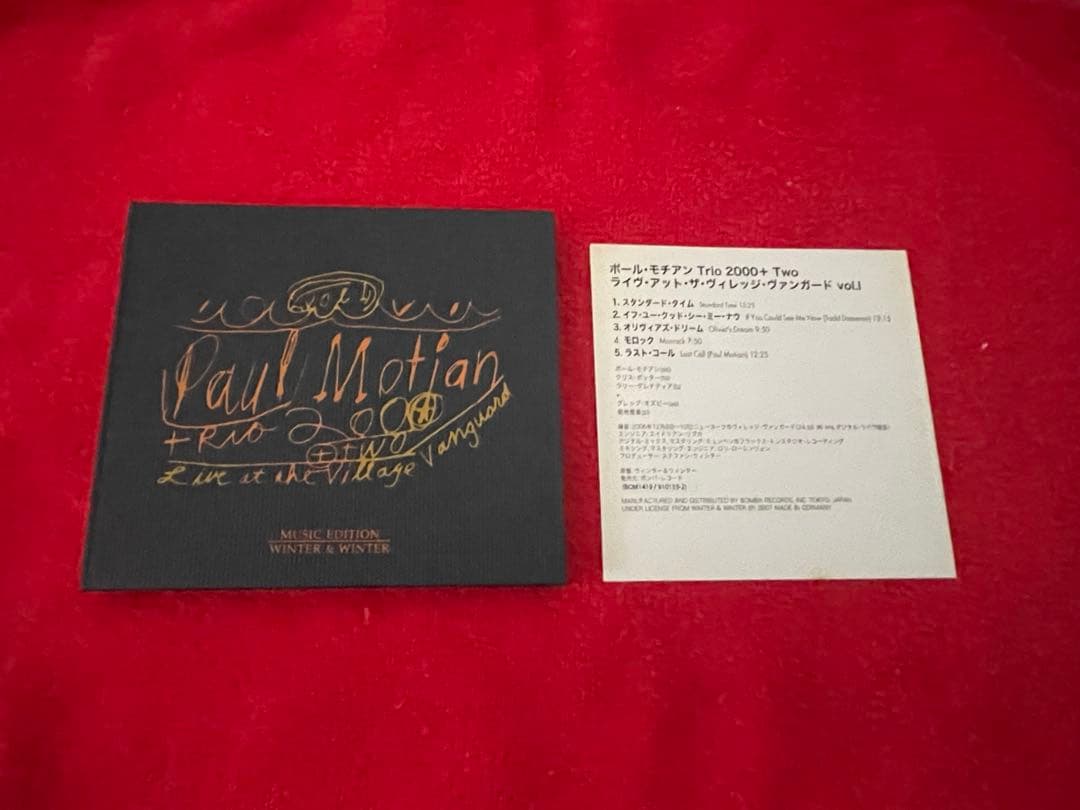 【美ジャケット・デザイン】ポール・モチアンwinter&winter4CD