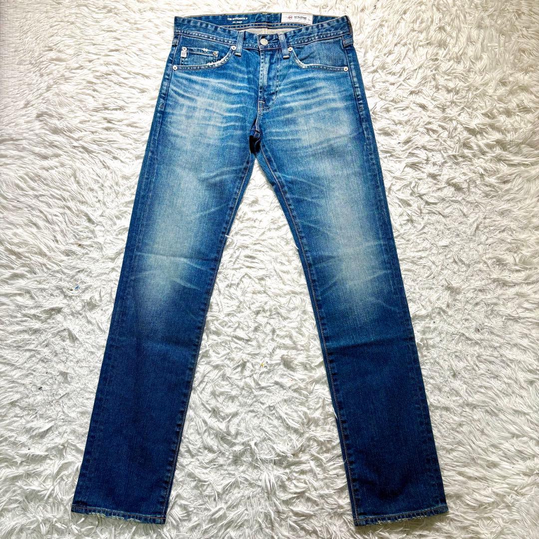 【未使用】AG THE MATCHBOX II スリムストレートデニム　27