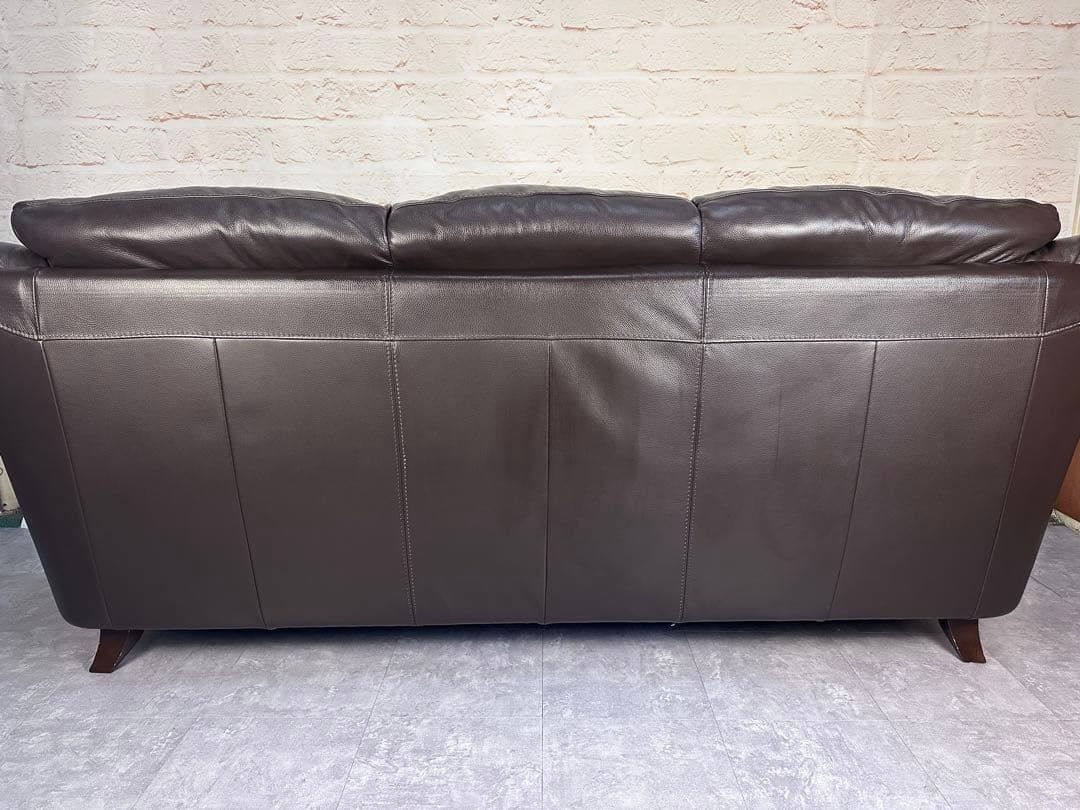 【大塚家具】オースチン 3人掛け 本革ソファ 購入価格 約35万円