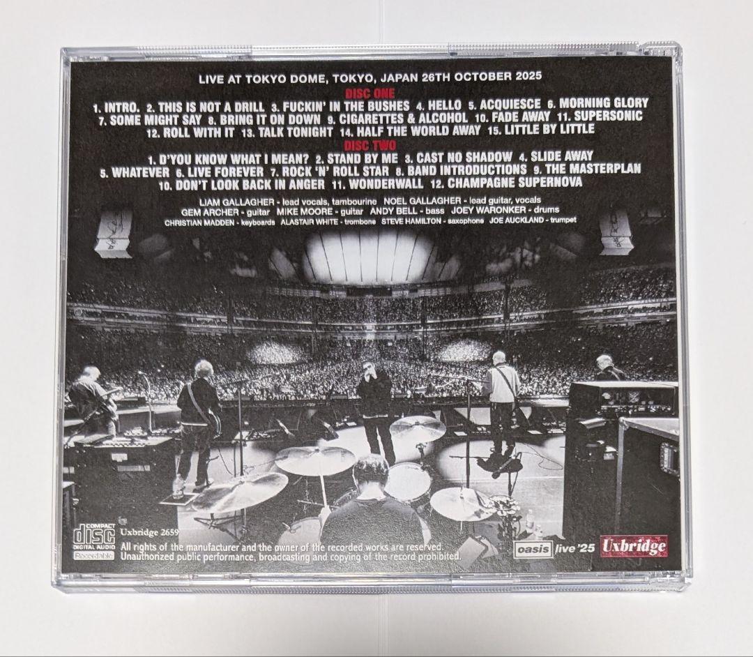 oasis live '25 Tokyo Day 1st & 2nd 2作セット
