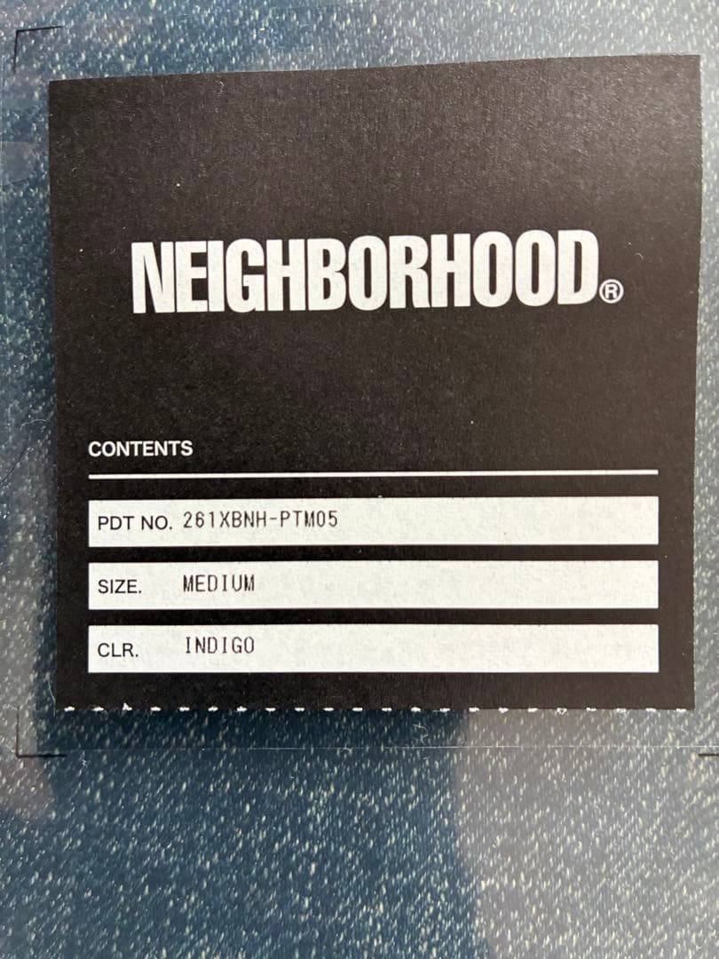 パンツ NEIGHBORHOOD WASHED DENIM DP BASIC PANTS