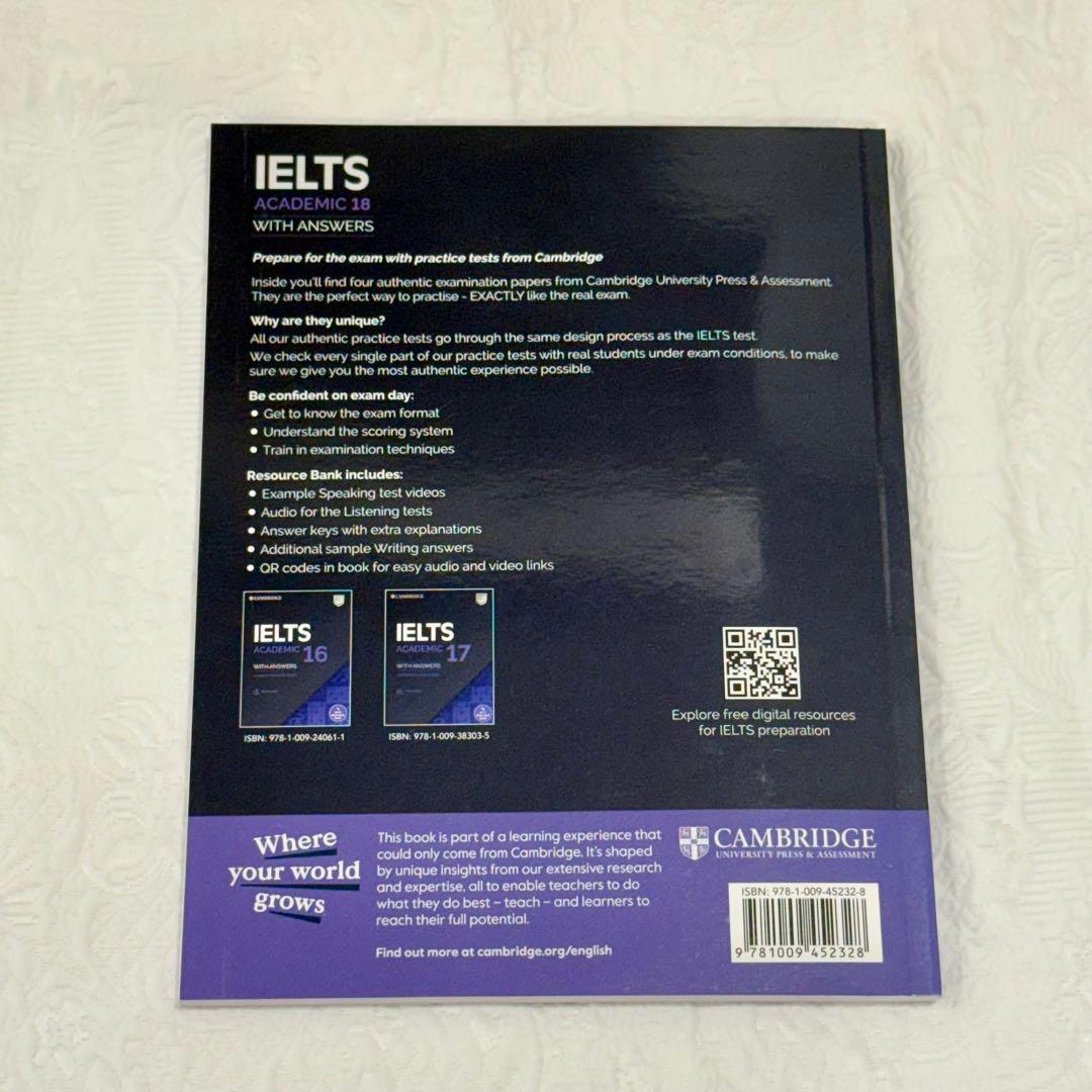 【新品未使用】IELTS公式問題集 18&19&20 セット