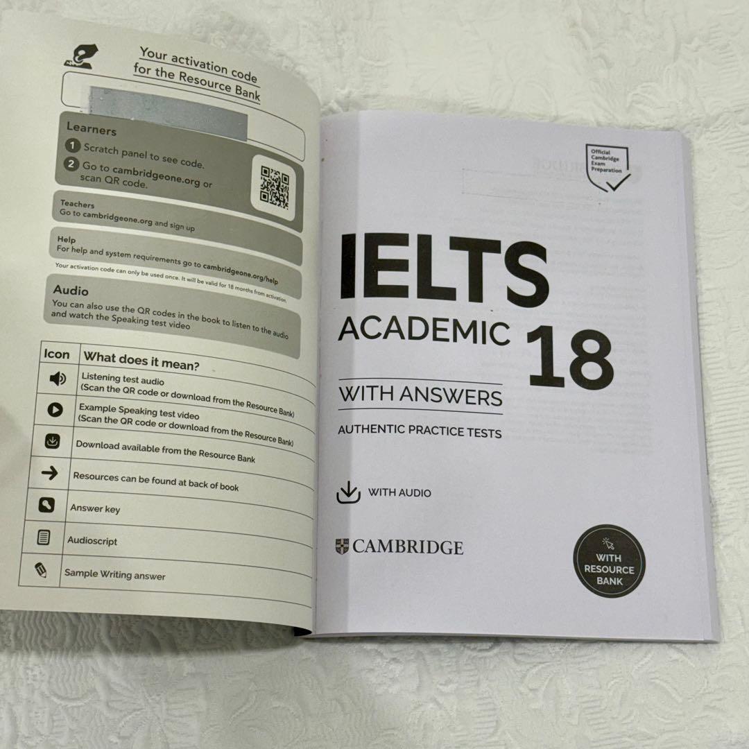 【新品未使用】IELTS公式問題集 18&19&20 セット