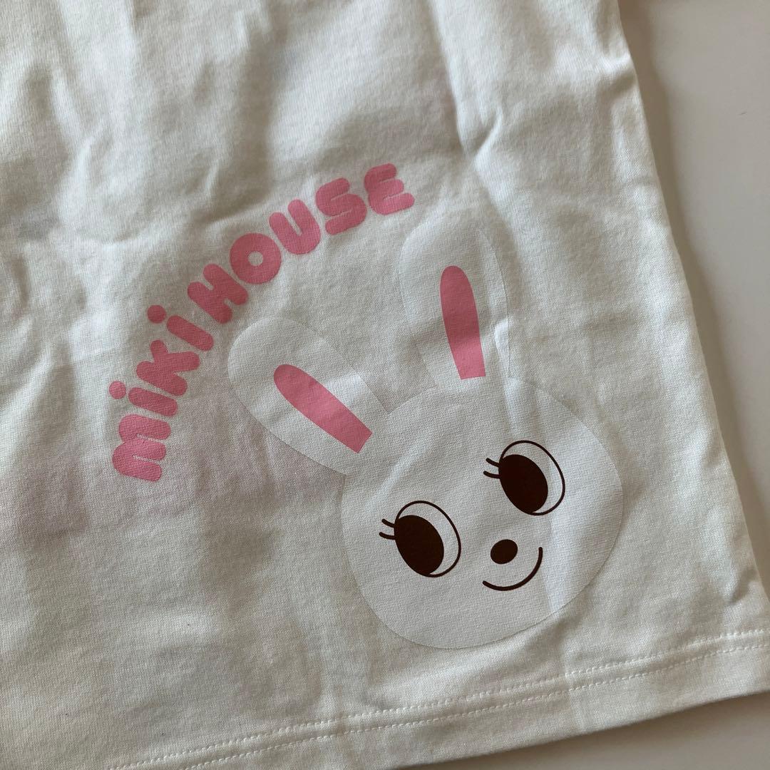 【新品未使用】ミキハウス　うさこちゃん　Tシャツ　半袖　白　サイズ80