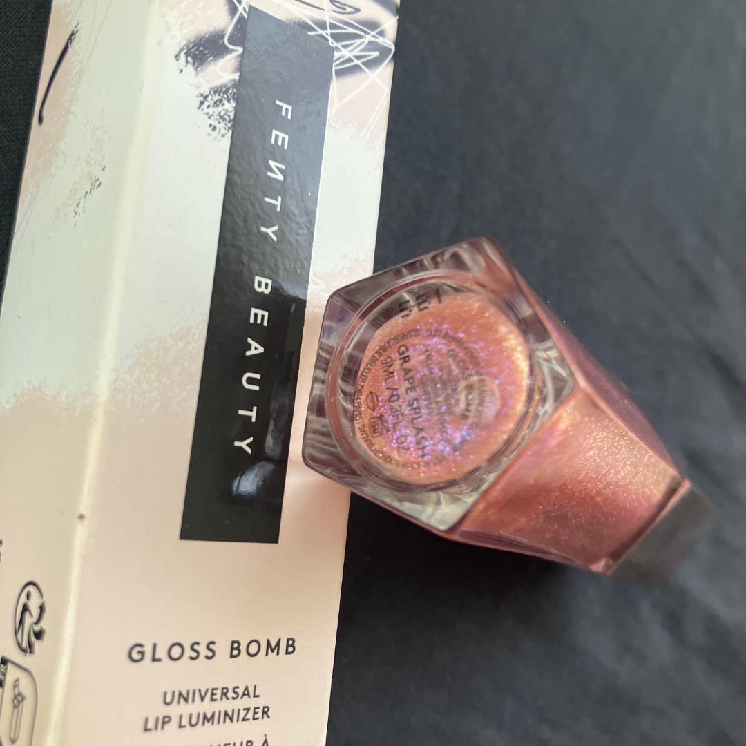 リップグロス fenty beauty gloss bomb grape splash