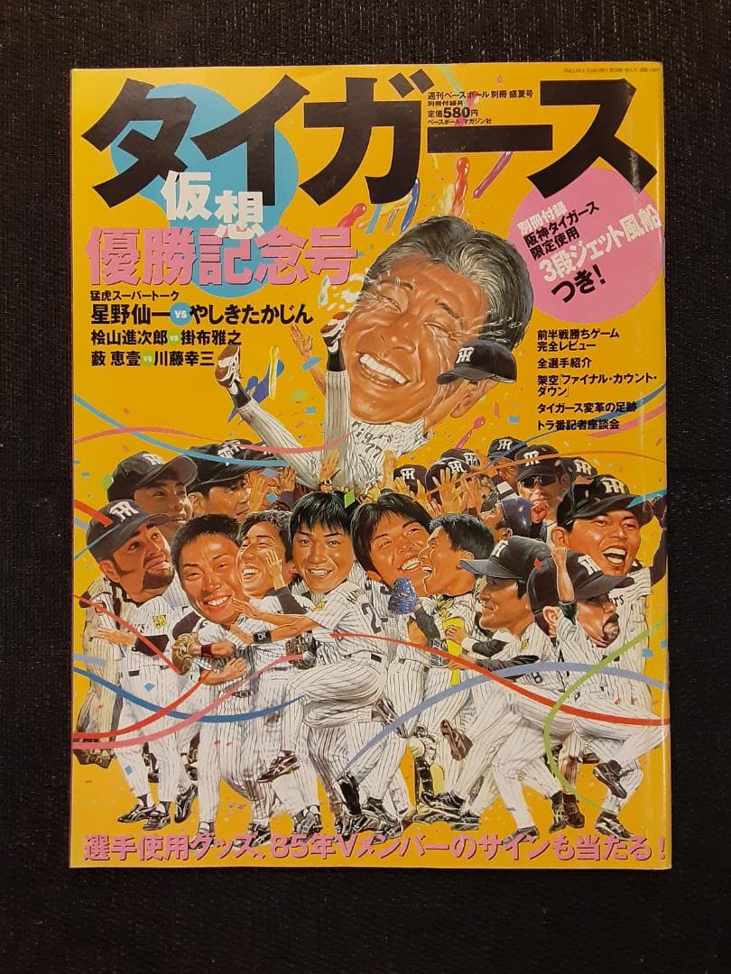 阪神タイガース　特集雑誌　10冊セット（昭和53年～平成15年）