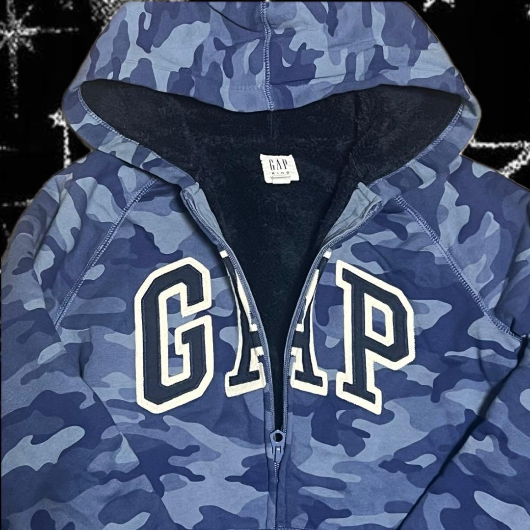 00s archive GAP ジップ パーカー 迷彩 Y2K 平成ギャル