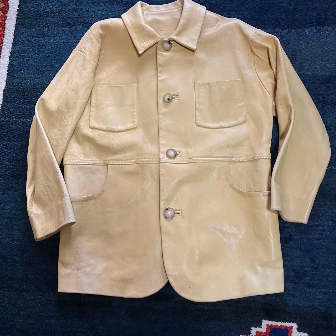 90年代ヴィンテージ レザーコートTHINKTANK LATNAYLOR