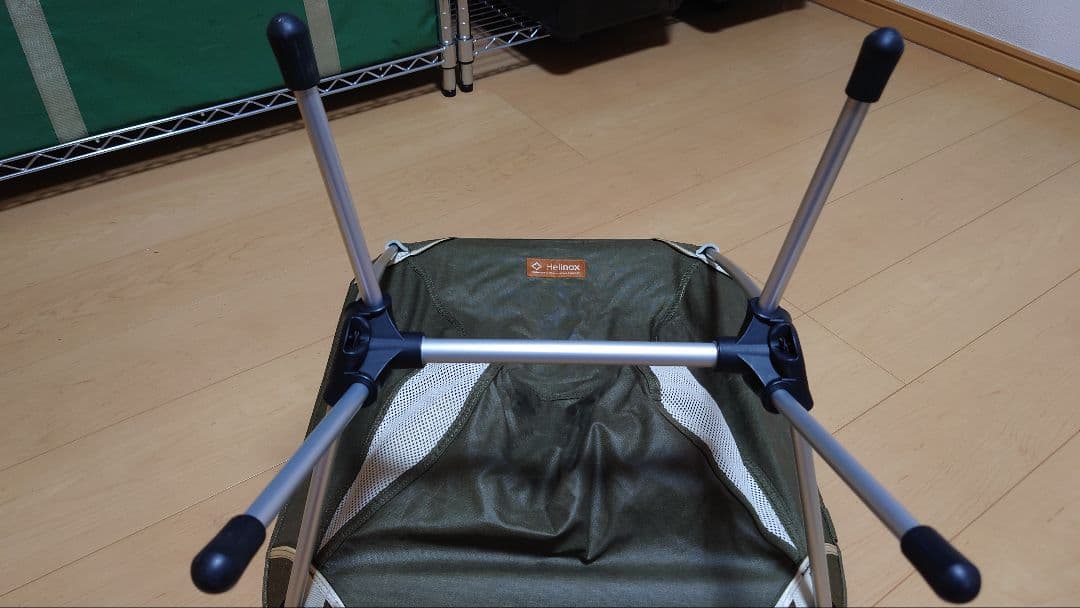 【美品】Helinox アウトドアチェア オリーブグリーン