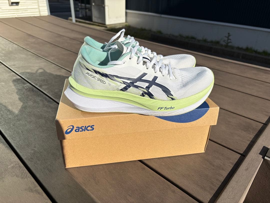 アシックスASICS　マジックスピード4 26.5cm メンズホワイト/ミント