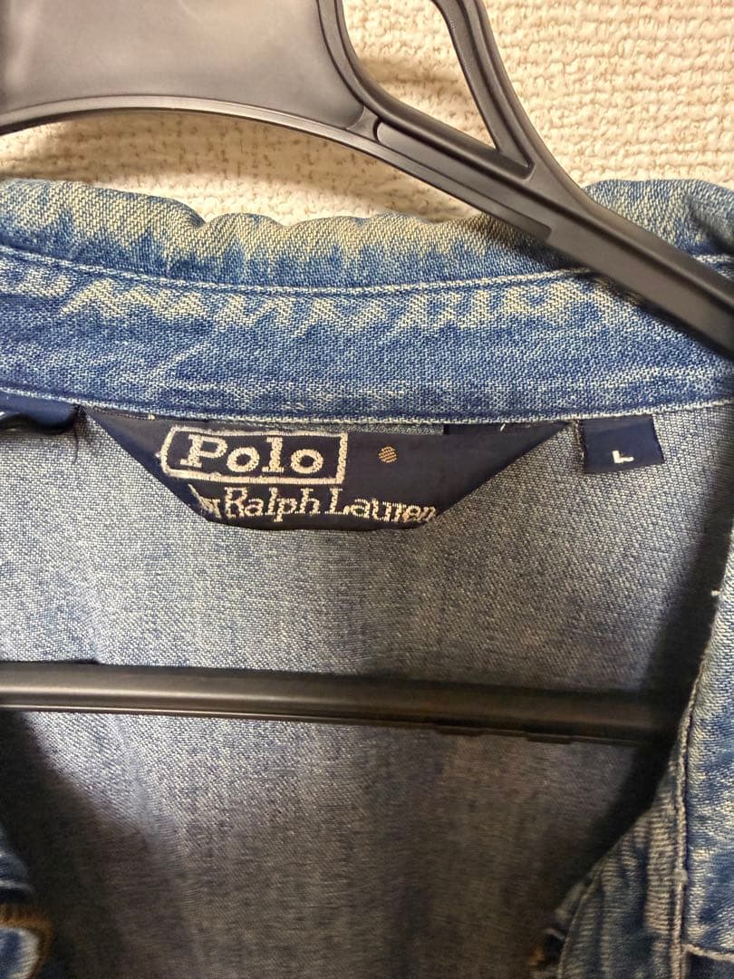 Polo Ralph Lauren デニム スイングトップ ジャケット 赤ポニー