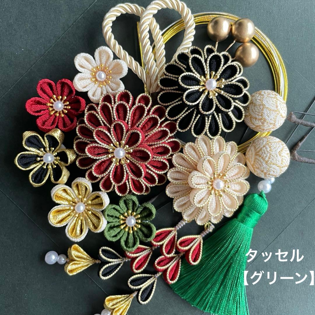 【NO.120】つまみ細工　髪飾り　卒業式　結婚式　七五三　成人式