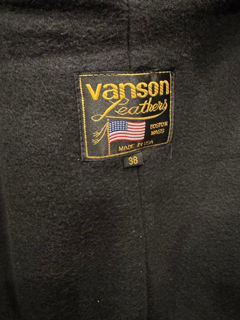 土日限定価格【超美品】Vanson シングルライダース