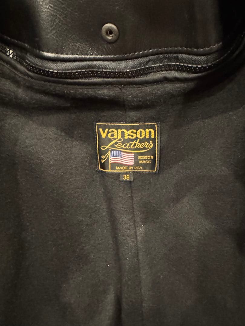 土日限定価格【超美品】Vanson シングルライダース
