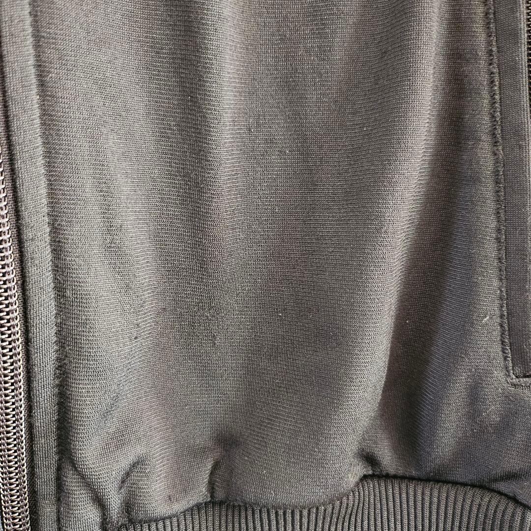 アディダス☆トラックジャケット FB バックプリント 黒 S レディース 075