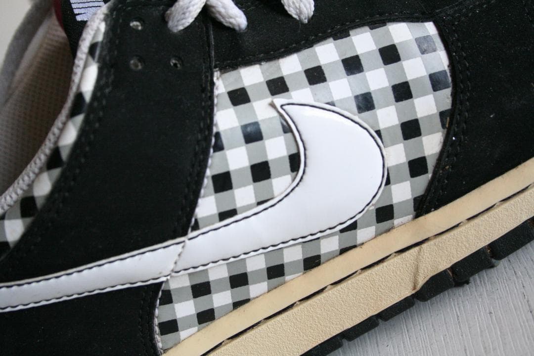 26.5cm ナイキ ダンク ロー ゴルフ ホワイト ブラック プレイド