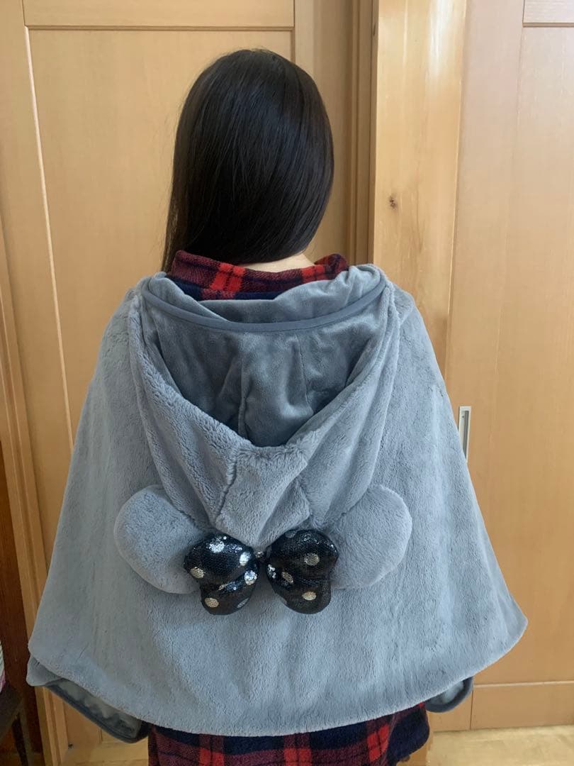 東京ディズニーリゾート　ポンチョ2枚セット（ピンク・グレー）