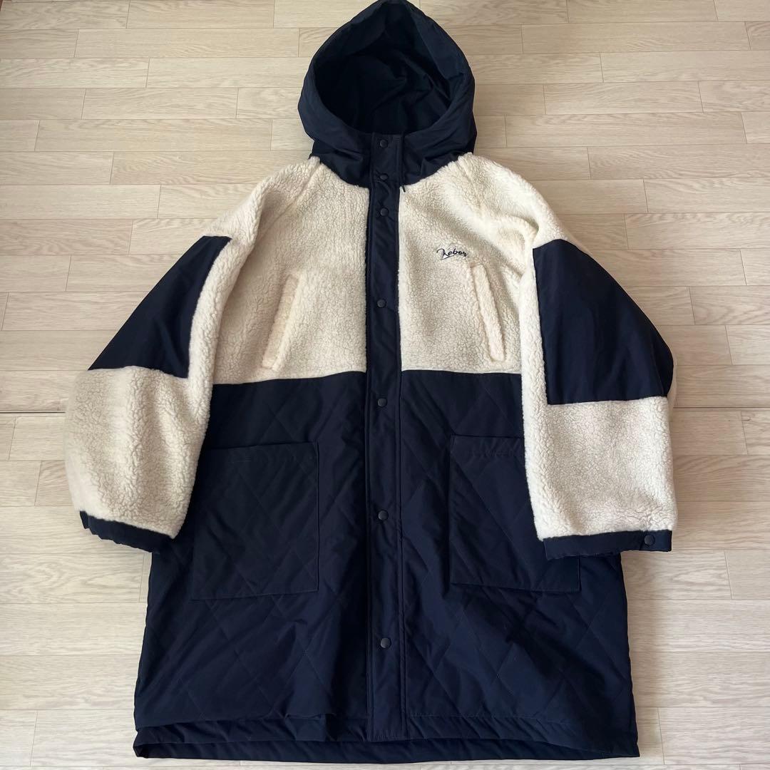 【美品タグ付き・XL】ケボズ×フリークスストア リバーシブル ベンチコート ボア