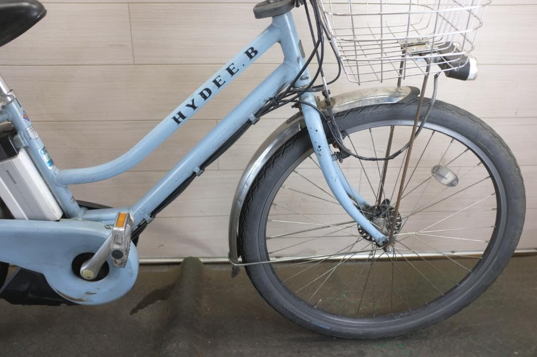 ぽぽぽ )HYDEE.B　26インチ　3段　8.9Ah充電器あり 6日お届
