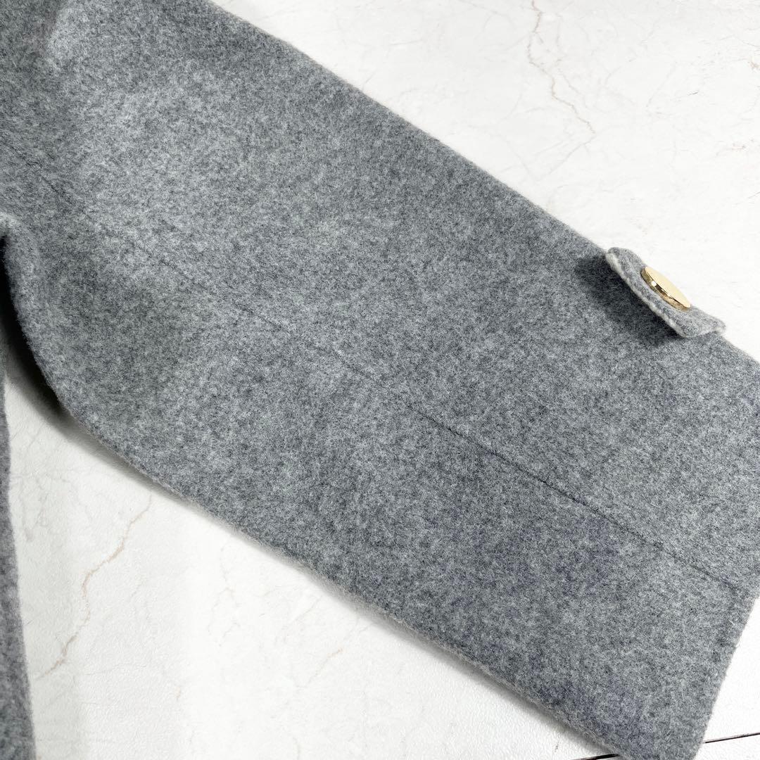 ✨新品タグ付き DO CLASSE ウールリバーコートカシミヤ 2way 15号