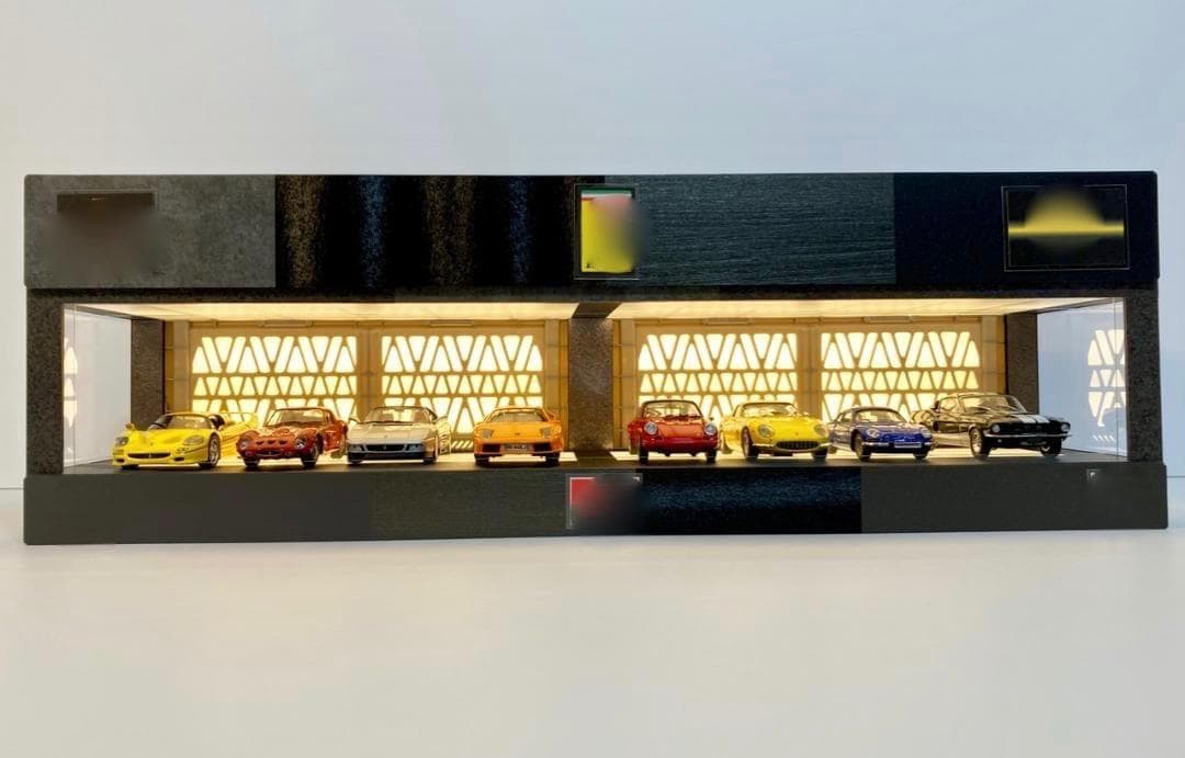 よーちんオーダー品・3面発光W500・ディスプレーBOX / ネオジオラマ