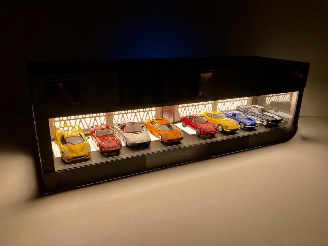 よーちんオーダー品・3面発光W500・ディスプレーBOX / ネオジオラマ