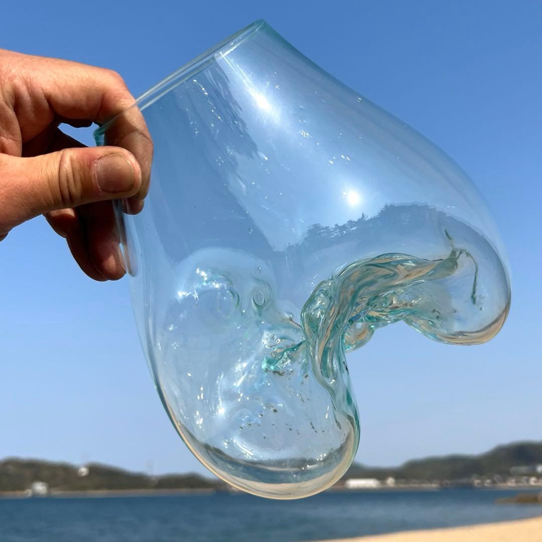 流木ガラスオブジェ大C 花瓶 金魚鉢 ガーデニング フラワーポット 水槽 アート