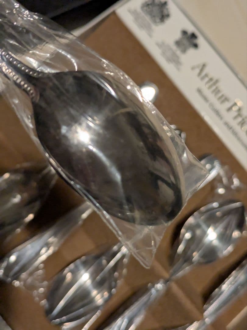 2-4.Arthur Price of England スプーン(ビード) 6本