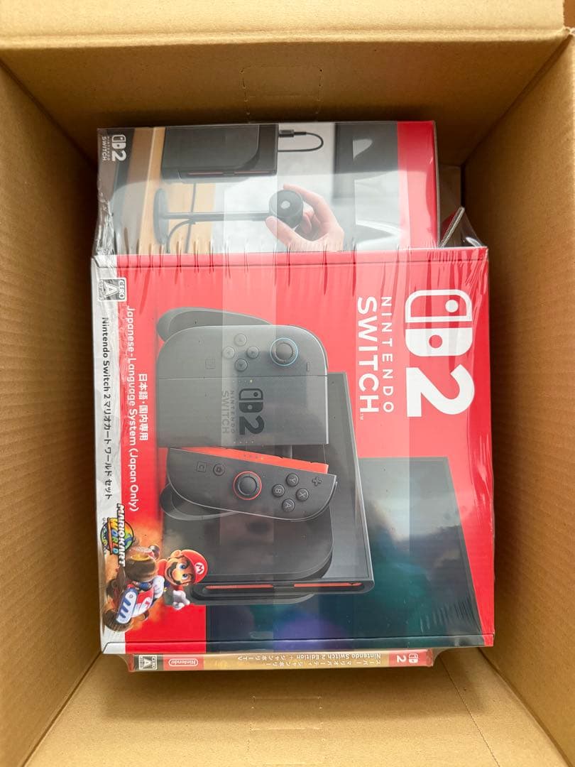 [3点セット]Nintendo Switch 2本体マリカー+マリパ＋カメラ新品