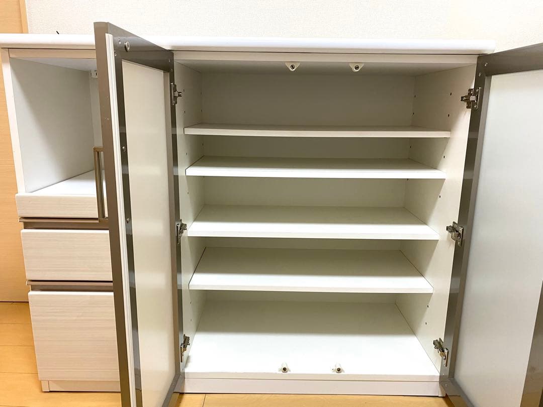 ニトリ キッチンカウンター Nポスティア 120 ホワイト