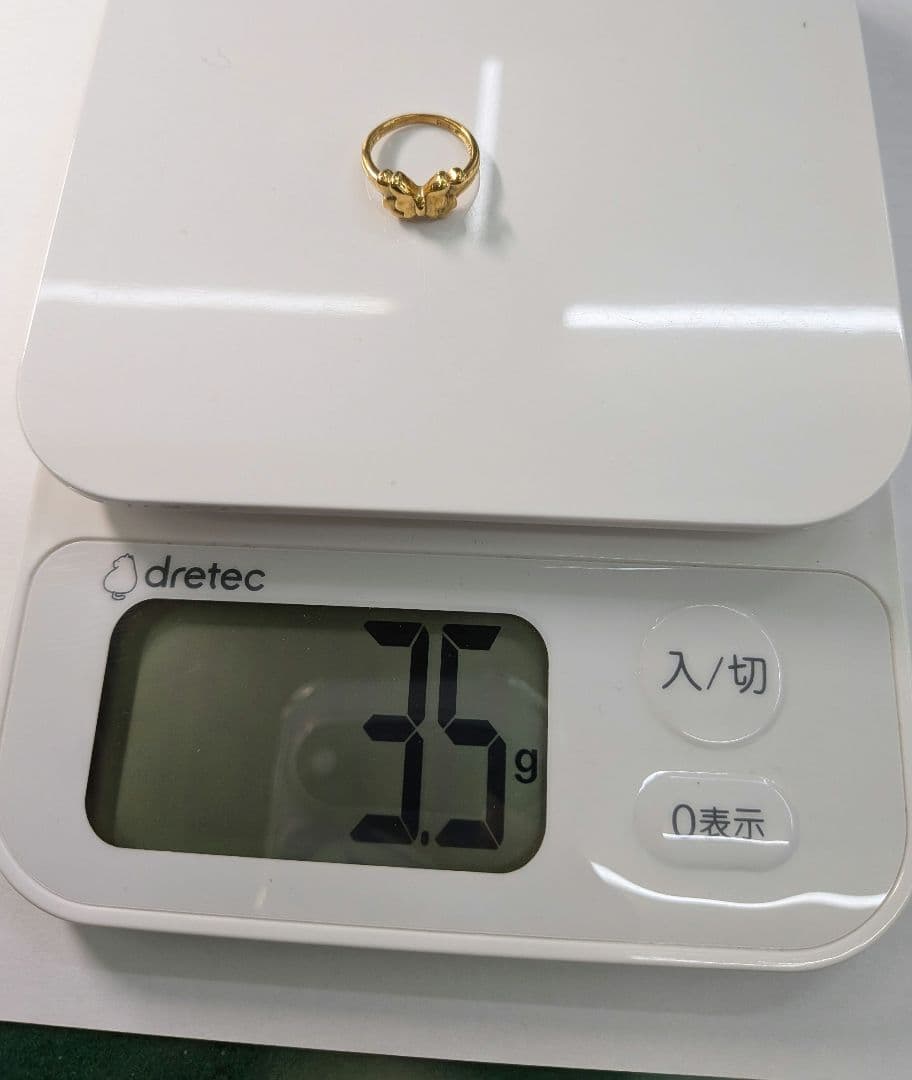 M*I様 18金ゴールド リボンリング