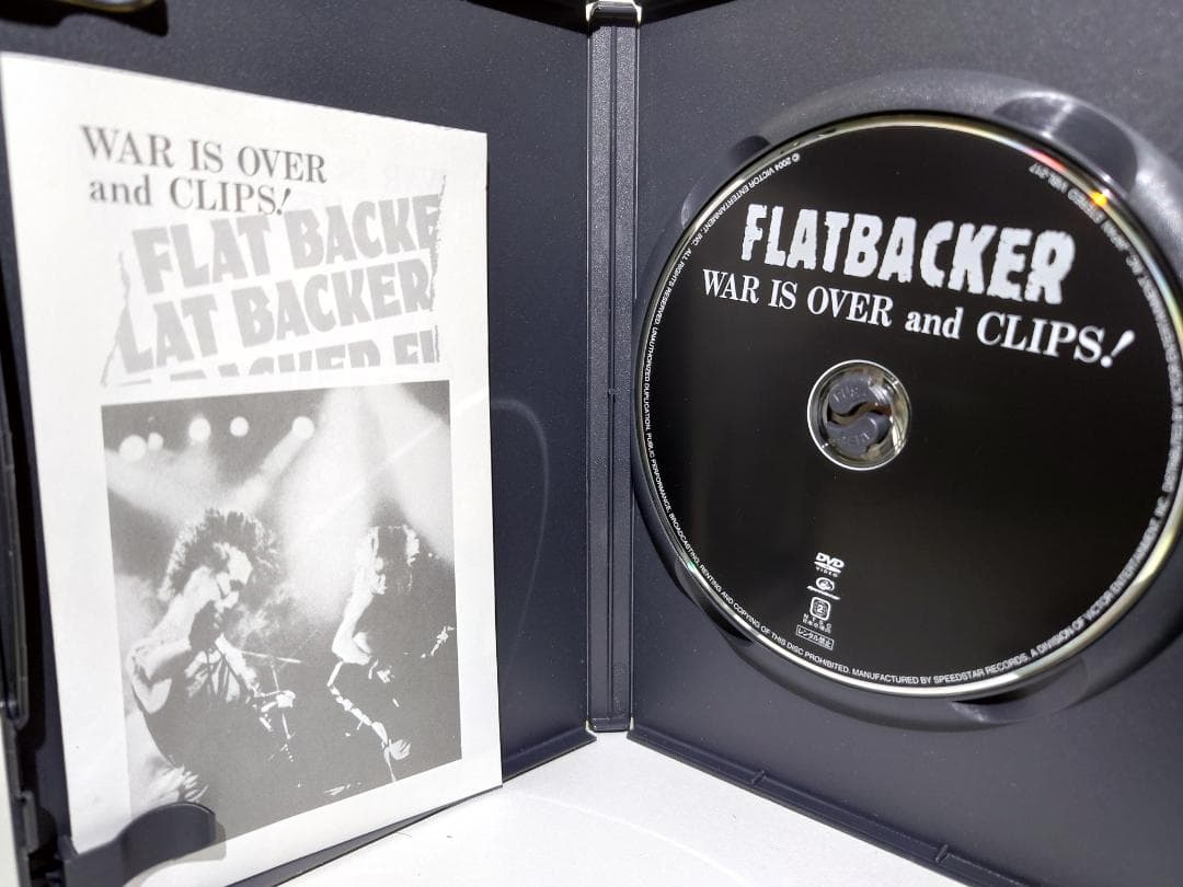ミュージック FLATBACKER WAR IS OVER and CLIPS!