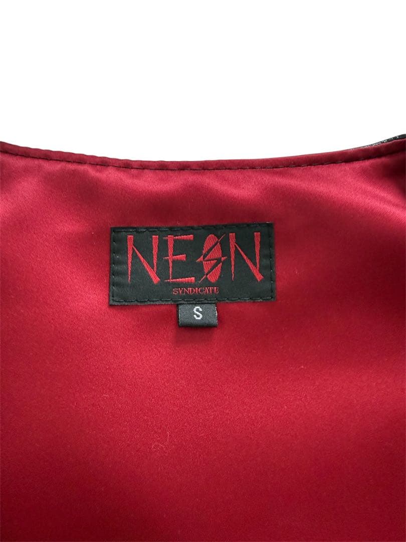 NEON LEATHER GARMENT ベスト ライダース ルイス ロンジャン