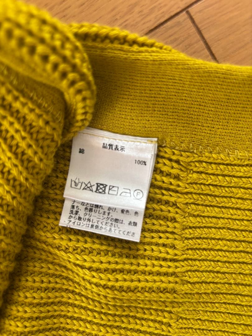 パラスパレス　試着のみ　綿100% くすみイエロー